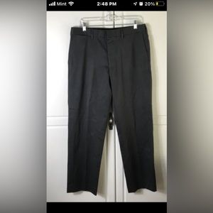 Lands End Mens Chino Pants Gray Traditional Fit Size 33